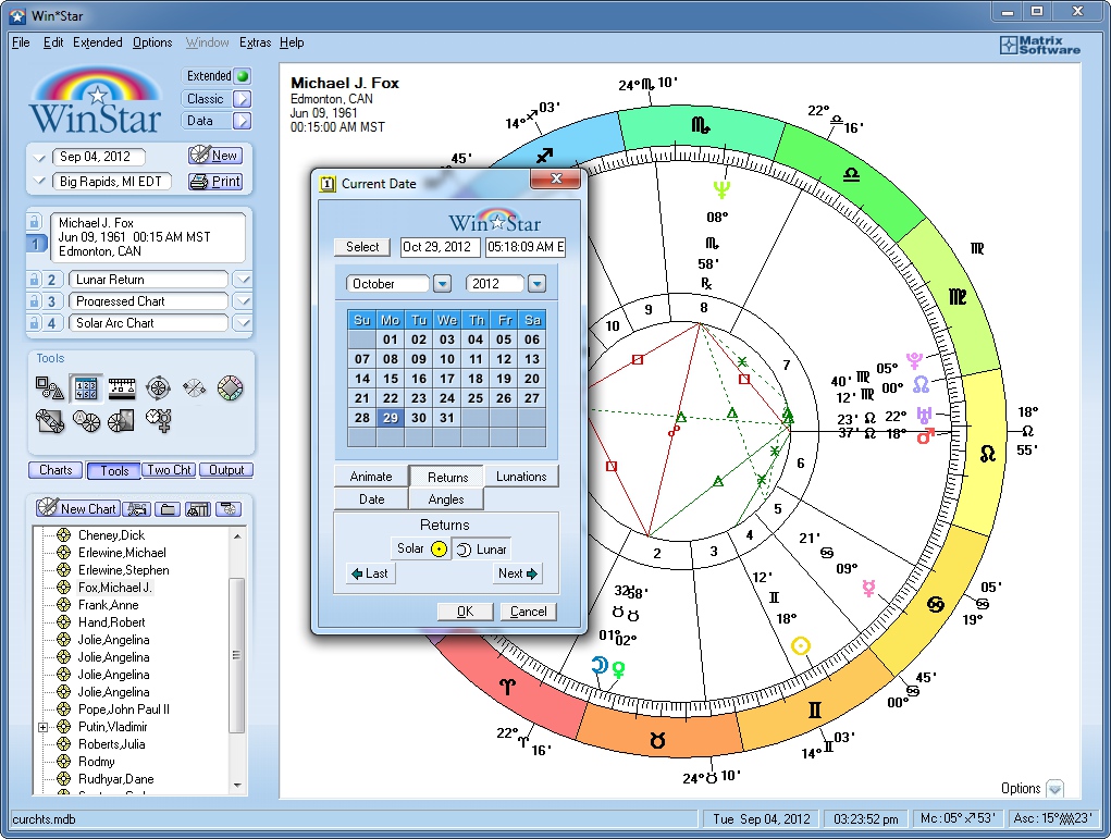 Current Date Control